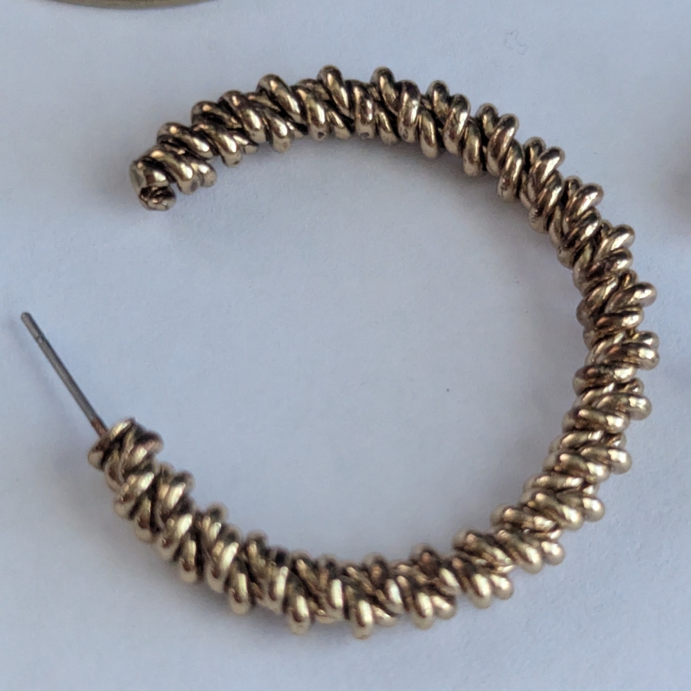 Lot Multicolor Beaded Statement Dangle Earrings -… - image 6